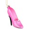 Northlight 4" Pink High Heel Glittered Glass Christmas Ornament